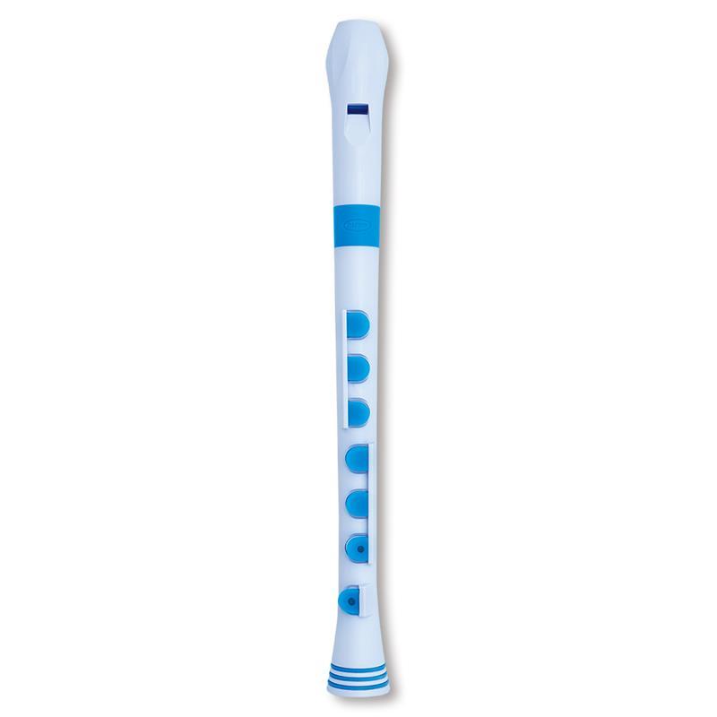 NUVO ヌーボ / N320RDWBL プラスチック製 シリコンキー付リコーダー Recorder+ (White/Blue) | nuvo | 01
