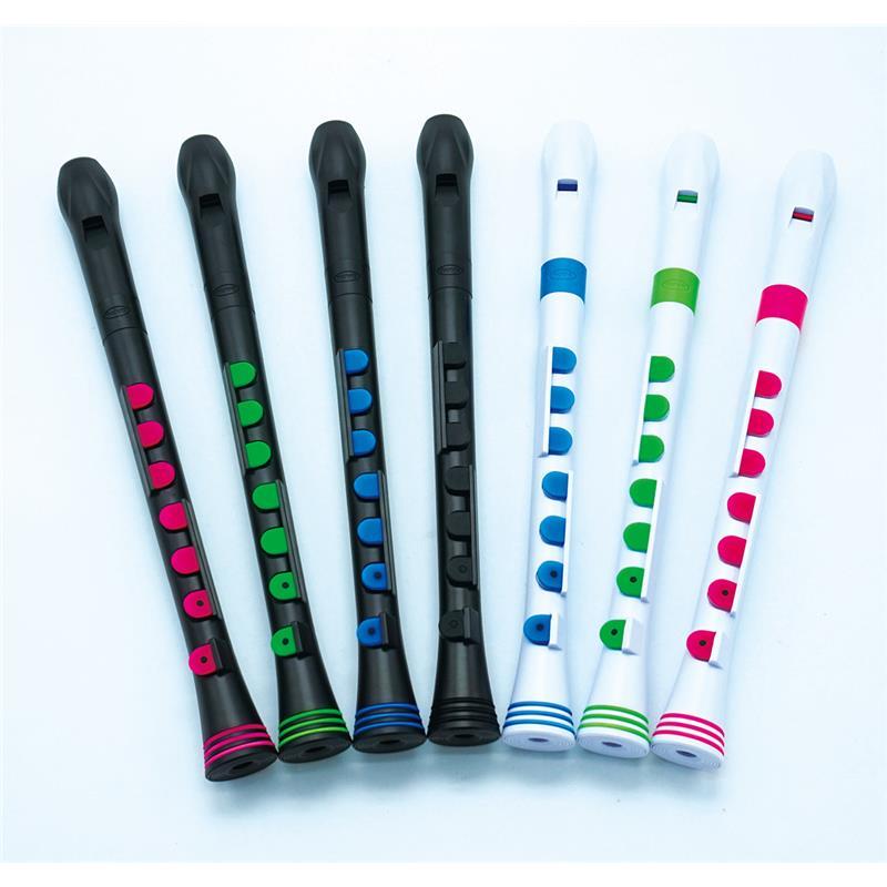 NUVO ヌーボ / N320RDWPK プラスチック製 シリコンキー付リコーダー Recorder+ (White/Pink) | nuvo | 04