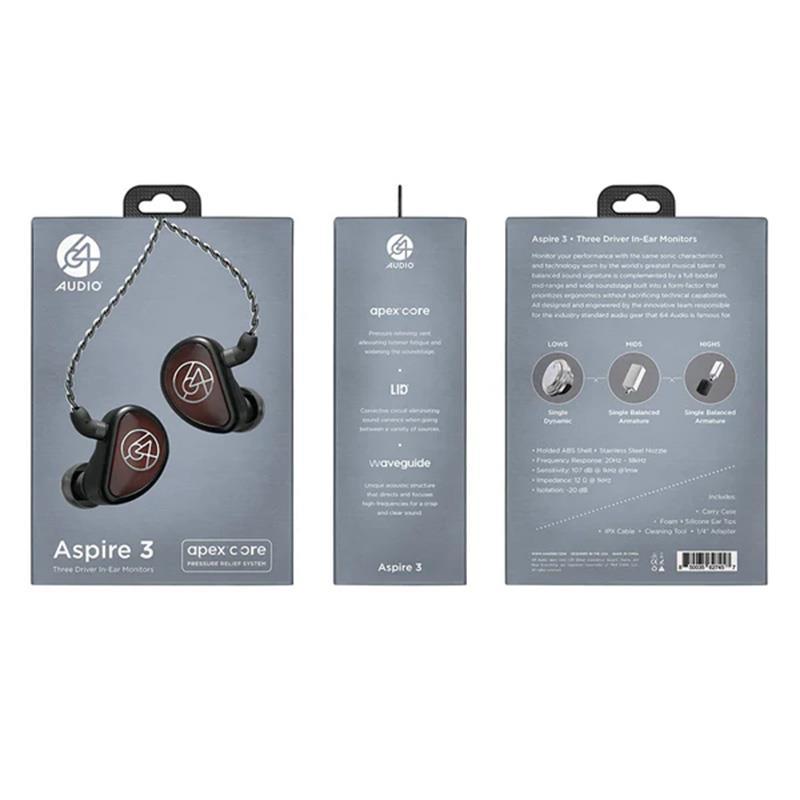 64 AUDIO 64 Audio Aspire 3 (ロクヨンオーディオ)(イヤモニ