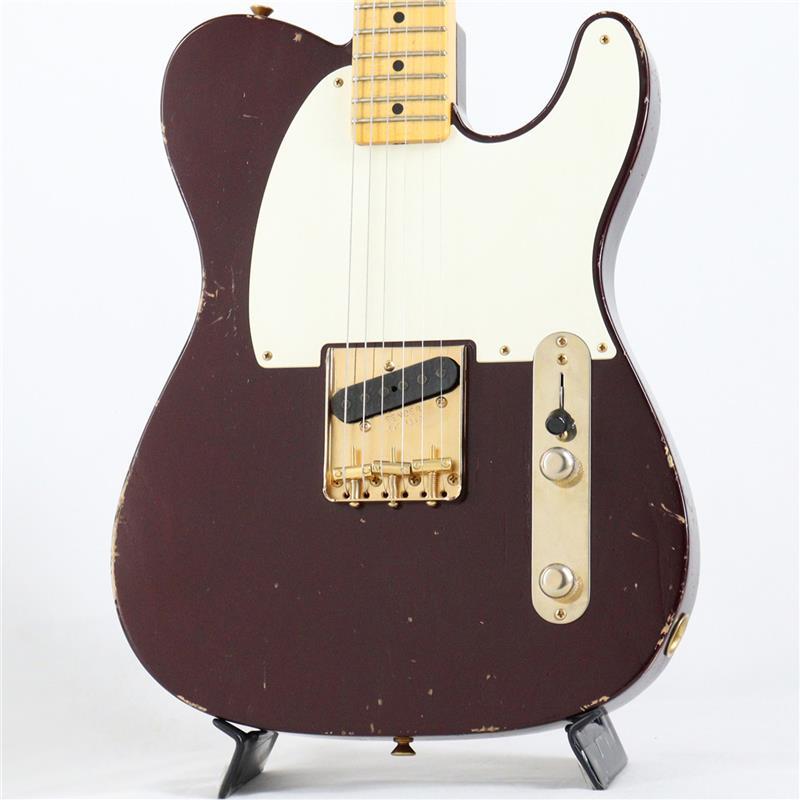 Fender Custom Shop MBS 1950s Esquire Journeyman Relic Master Built by Jason Smith (Oxblood Metallic) [SN.R145279] | Fender