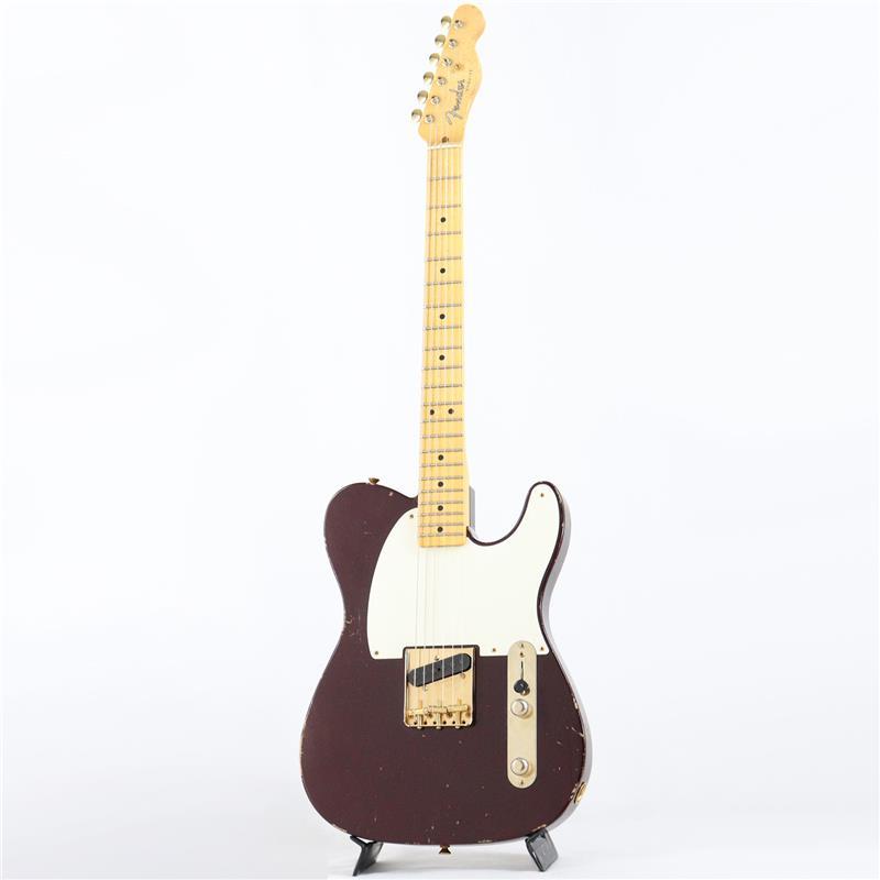 Fender Custom Shop MBS 1950s Esquire Journeyman Relic Master Built by Jason Smith (Oxblood Metallic) [SN.R145279] | Fender | 01