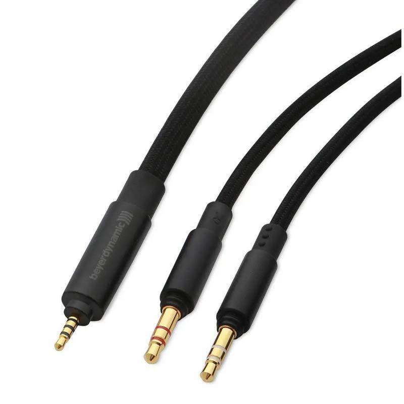 beyerdynamic Audiophile cable balanced， 1.40 m (black)， textile (ベイヤーダイナミック)(リケーブル)_1