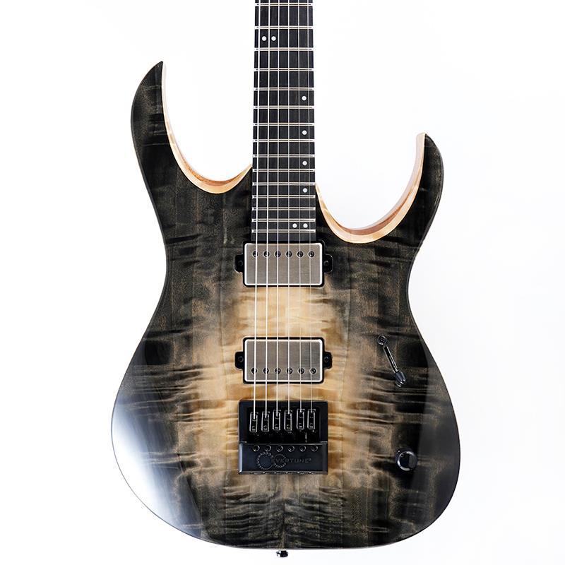 Mayones Duvell Elite メンテ済み おまけ付け MAYONES Duvell Elite 4Ever 6 (Trans Natural Fade Black Burst Out