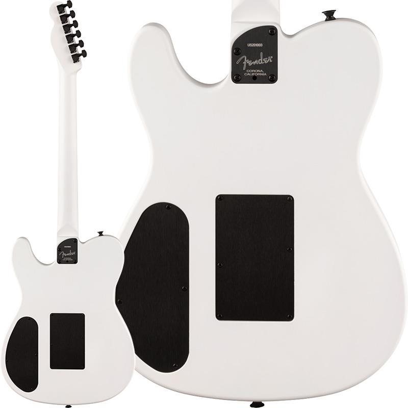 Fender Acoustics Jack White Triplesonic Acoustasonic Telecaster (Satin Arctic White with Black Top/Maple)の画像