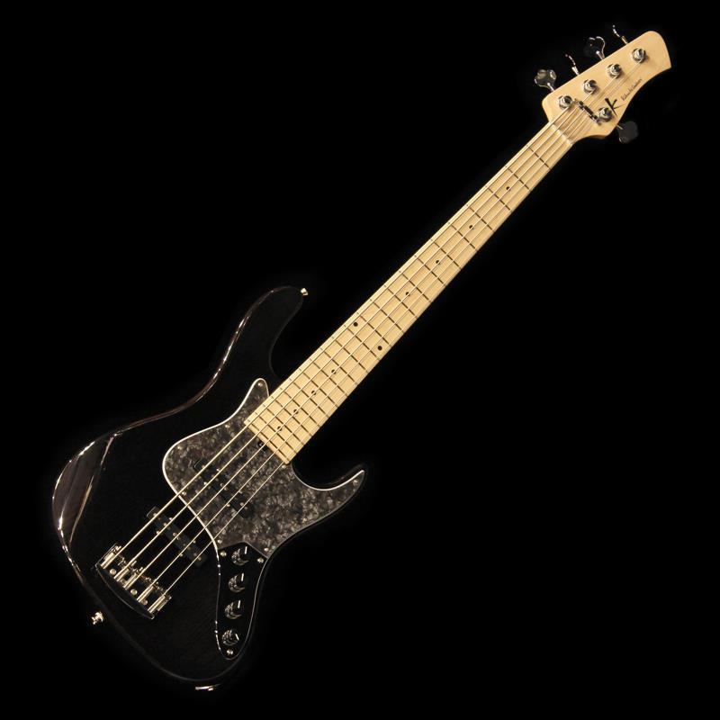 Kikuchi Guitars Hermes Series MV5 (Trans Black) : イケベ楽器店