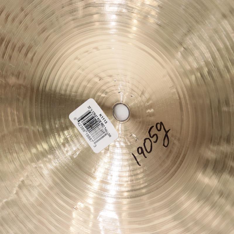 Zildjian K Constantinople Medium Thin Ride Low 20'' [NKZL20CONMTL] [1905g] | Zildjian | 05