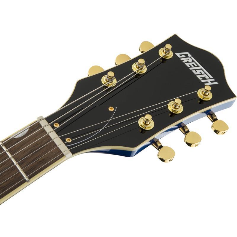 GRETSCH G5655TG Electromatic Center Block Jr. Single-Cut with Bigsby and Gold Hardware（Azure Metallic／Laurel） | GRETSCH | 03