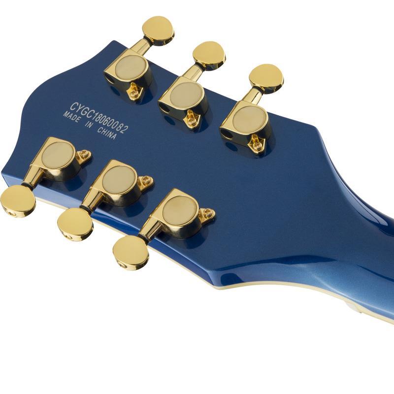 GRETSCH G5655TG Electromatic Center Block Jr. Single-Cut with Bigsby and Gold Hardware（Azure Metallic／Laurel） | GRETSCH | 04