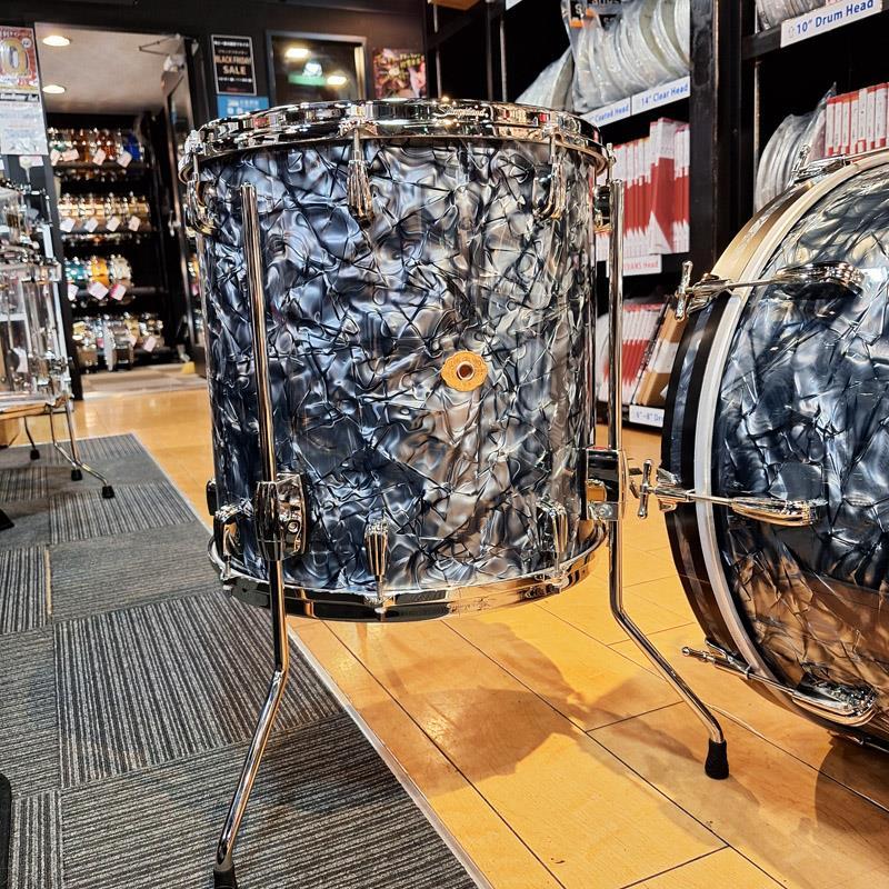 Slingerland Radio King 3pc Outfit [22BD，13TT，16FT/Black Diamond