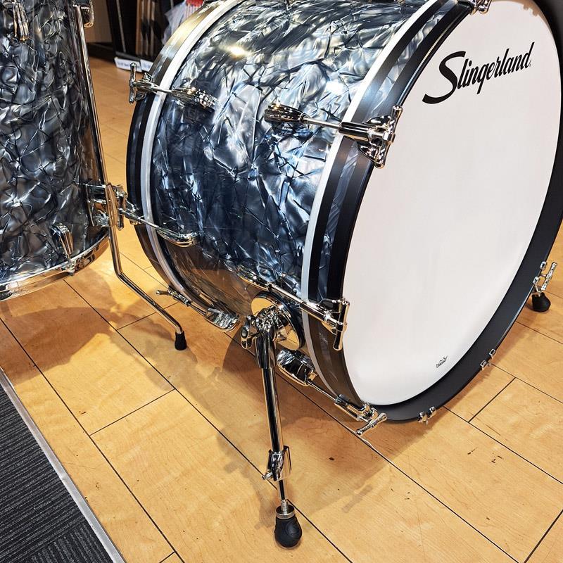 Slingerland Radio King 3pc Outfit [22BD，13TT，16FT/Black Diamond