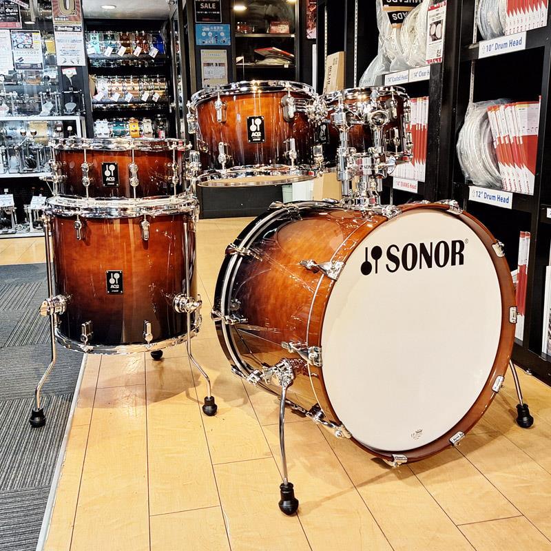 SONOR AQ2 STAGE Shell Set [22BD，10TT，12TT，16FT，14SD /Brown 