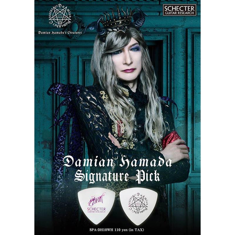 SCHECTER ダミアン浜田陛下シグネイチャーピック SPA-DH10WH : イケベ