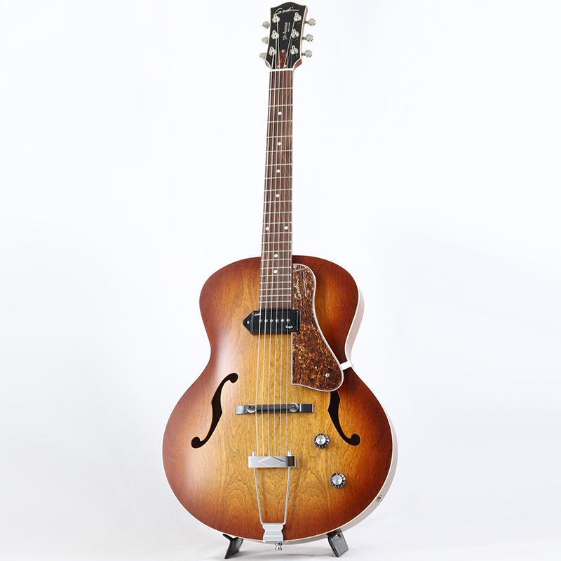 Godin 5th Avenue Kingpin P90 (Cognac Burst) |  | 01