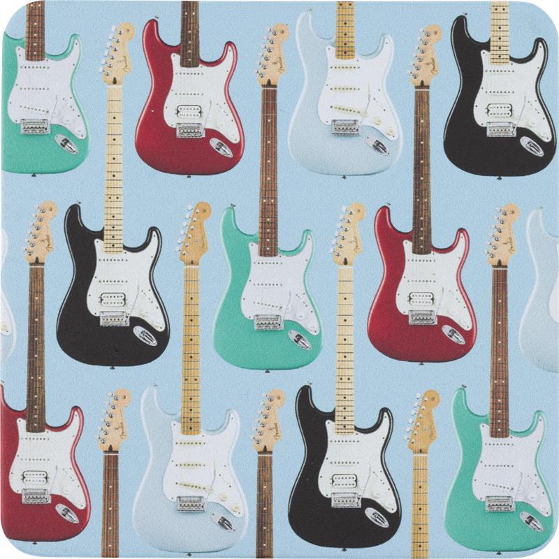 Fender USA Fender Stratocaster Modern Design Coaster Set (#9106107002) | Fender | 02
