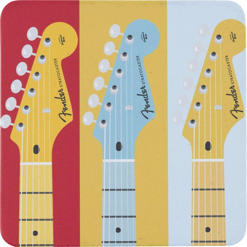 Fender USA Fender Stratocaster Modern Design Coaster Set (#9106107002) | Fender | 04