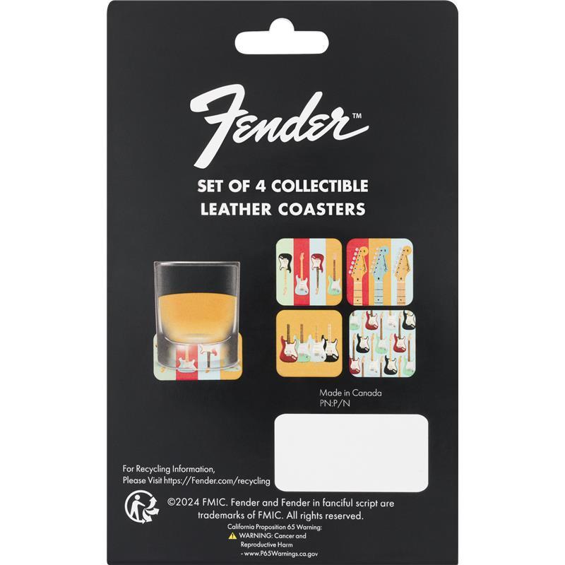 Fender USA Fender Stratocaster Modern Design Coaster Set (#9106107002) | Fender | 06