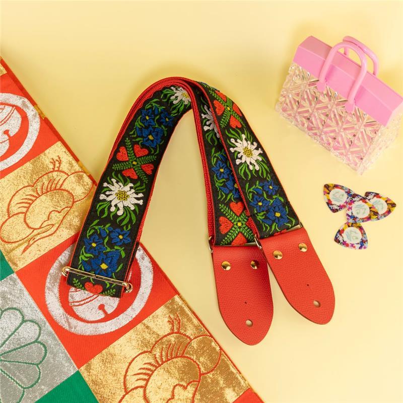 tsundrum_chan ラブ＆ピースギターストラップ | 