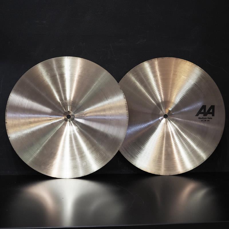 SABIAN USED 中古 AA Medium HiHats 14 pair [Top:1068g/Bottom:1392g] | SABIAN | 01