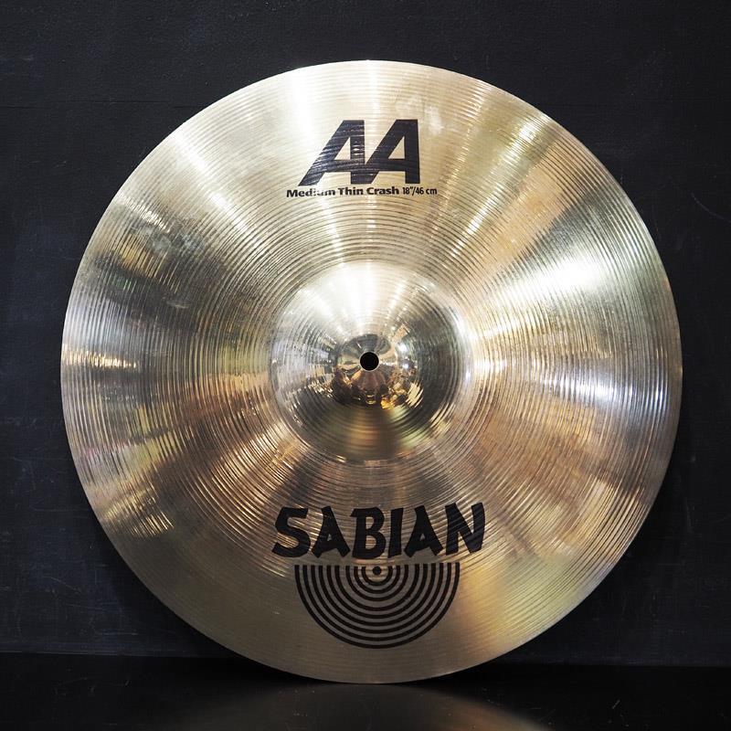 SABIAN USED 中古 AA-18MTC-B [AA Medium Crash 18 Brilliant Finish / 1400g] | SABIAN