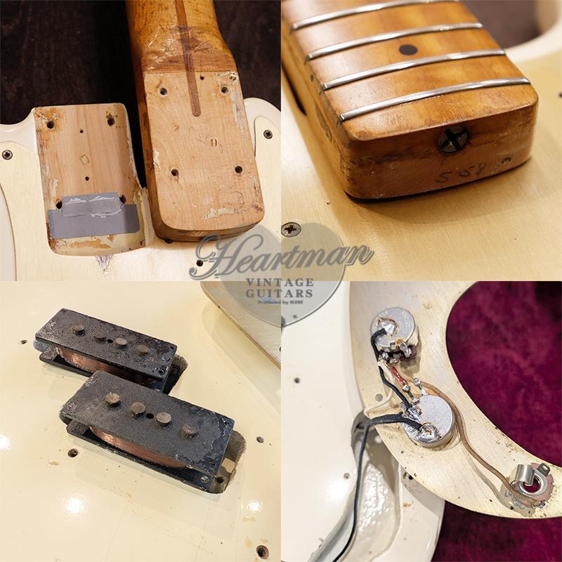 Fender USA VINTAGE Precision Bass '58 Neck mid60's Body Refinish White/M | Fender | 06