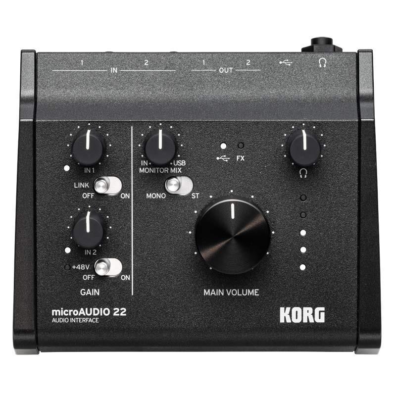 KORG microAUDIO 22 AUDIO INTERFACE (オーディオインターフェイス)(コルグ)(24bit/192kHz)(Stereo Link機能) |  | 02