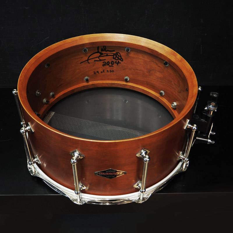 Craviotto USED 中古 Custom Shop Solid Cherry Shell Snare Drum 14×6.5 [2004年製造/250 of 29/ロゴ入りケース付属] |  | 08