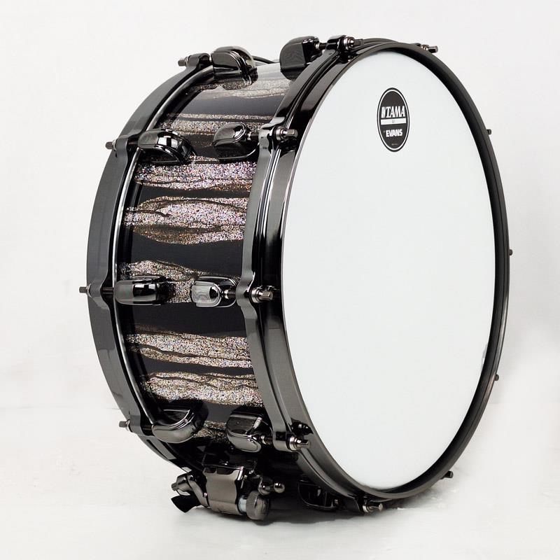 TAMA BS1465BN-BNZ [Starclassic Bubinga 14 x 6.5 /Black Clouds & Silver Linings][Made in Japan] | TAMA | 05