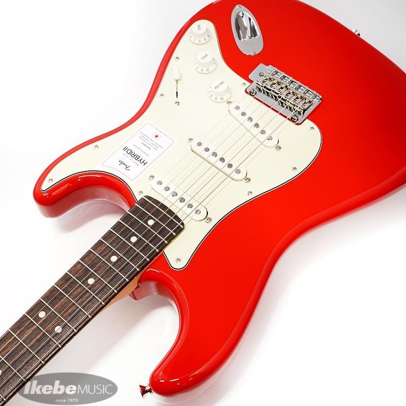 Fender Made in Japan Hybrid II Stratocaster (Modena Red/Rosewood) | Fender | 05