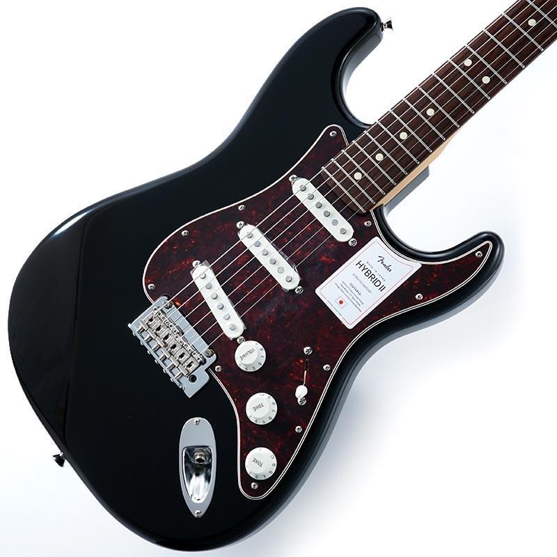 Fender Made in Japan Hybrid II Stratocaster (Black/Rosewood) | Fender
