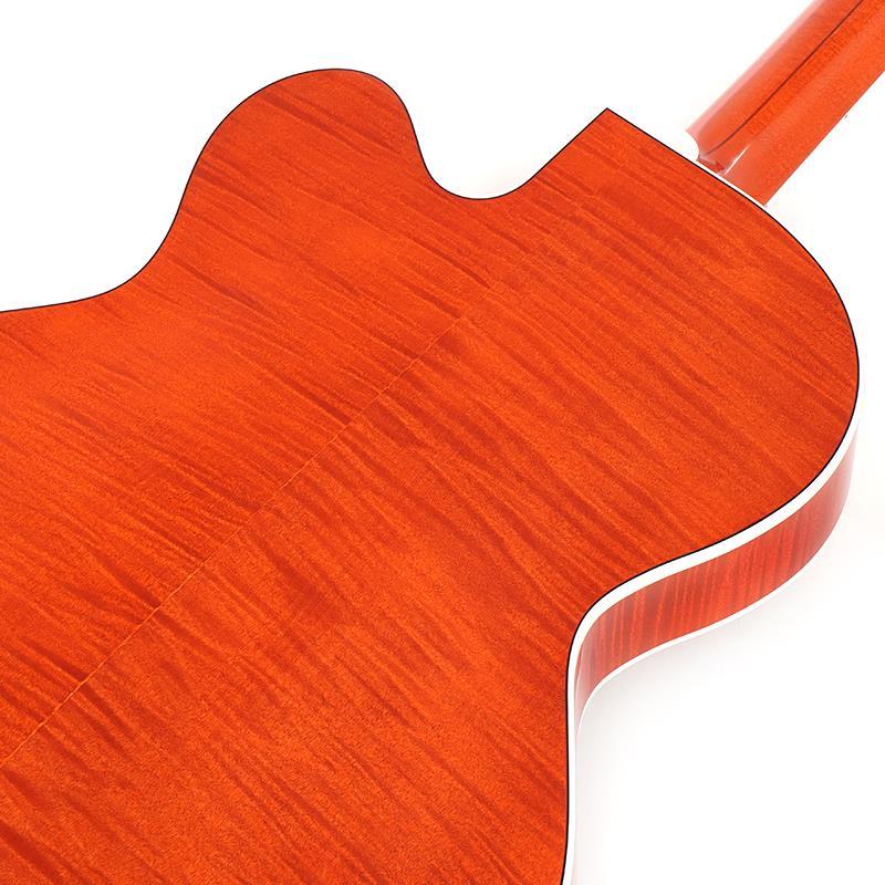 GRETSCH G6120TFM-BSNV Brian Setzer Signature Nashville Hollow Body with Bigsby and Flame Maple（Orange Stain/Ebony） | GRETSCH | 05