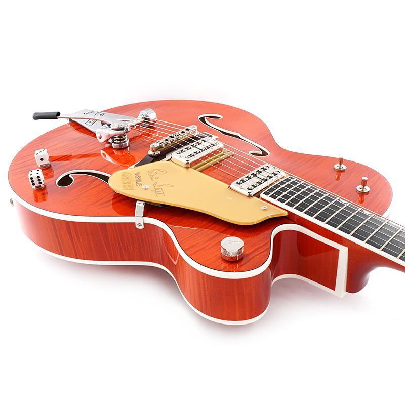 GRETSCH G6120TFM-BSNV Brian Setzer Signature Nashville Hollow Body with Bigsby and Flame Maple（Orange Stain/Ebony） | GRETSCH | 08