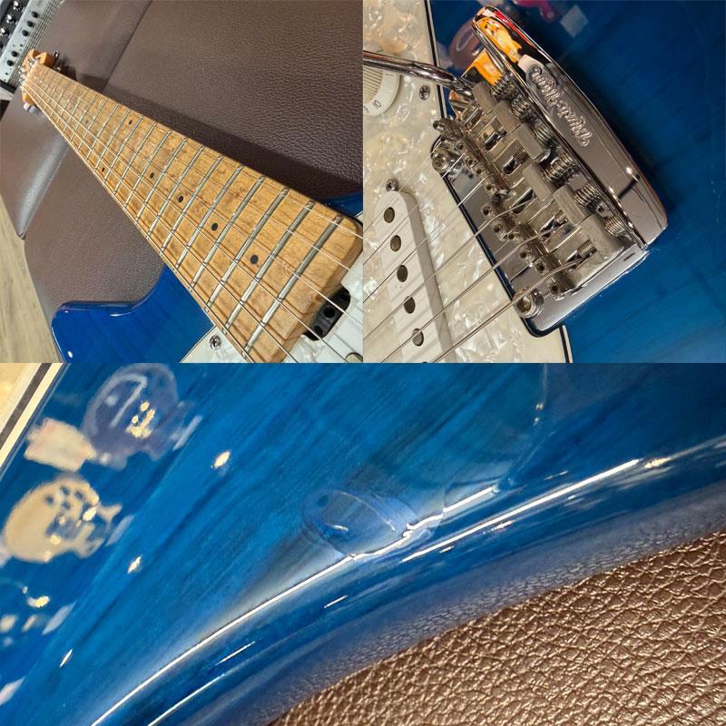 MUSICMAN USED 中古 Albert Lee SSS Tremolo (Translucent Blue)［SN.G69733］ ミュージックマンの画像