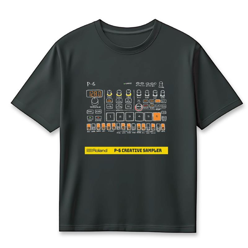 Roland (予約商品・3月7日発売)P-6 T-Shirts DesignB L (RT/P-6BL) | ローランド
