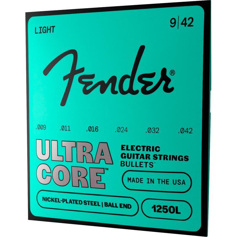 Fender USA 【大決算セール】 ULTRACORE ELECTRIC GUITAR STRINGS NICKEL PLATED STEEL BALL END (1250L/9-42) (#0730250503) | Fender | 01
