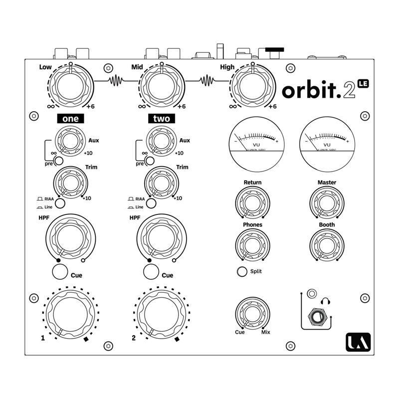 Union Audio orbit.2 LE【2ch・ロータリー・アナログDJミキサー