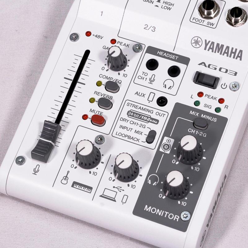 YAMAHA USED AG03MK2 W (ヤマハ)(USBミキサー)(配信用インターフェース) | YAMAHA | 01