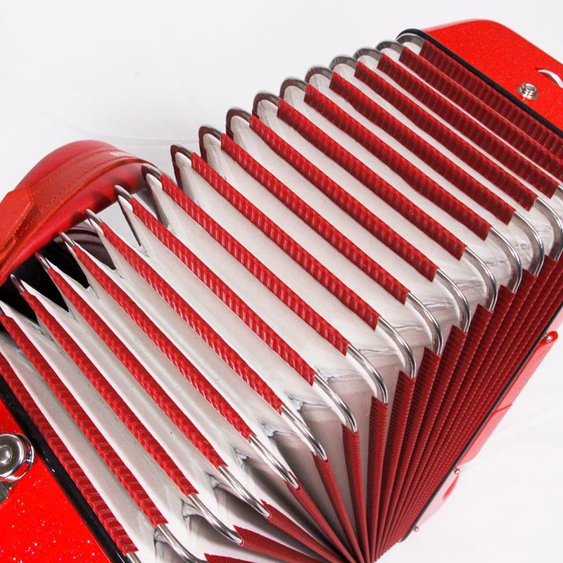 unknown USED 中古 PIERMARIA 206 Vintage Red (イタリア製アコーディオン) (純正ロゴ入りハードケース付) ピエルマリアの画像