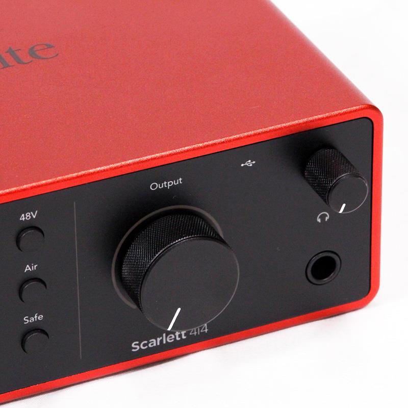 Focusrite USED 中古 Scarlett 4i4 Gen4 (4in4out・USB-C オーディオインターフェイス)(フォーカスライト)(スカーレット)(4th Gen) |  | 02