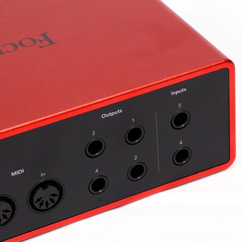Focusrite USED 中古 Scarlett 4i4 Gen4 (4in4out・USB-C オーディオインターフェイス)(フォーカスライト)(スカーレット)(4th Gen) |  | 06
