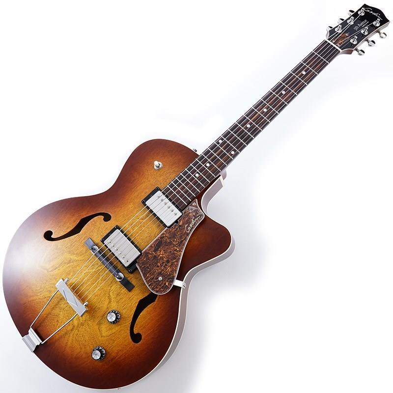 Godin 5th Avenue CW Kingpin II HB Cognac Burst 展示限定OUTLET！の画像
