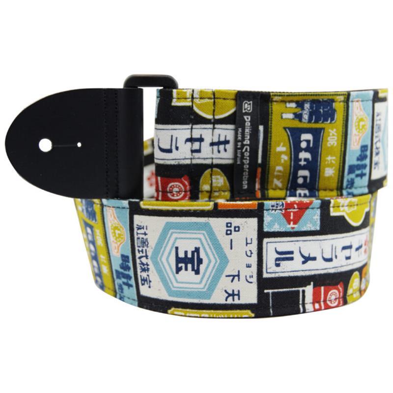 Daiking Corporation ギターストラップ DGS-CRS32″帆布レトロ看板BLACK |  | 01