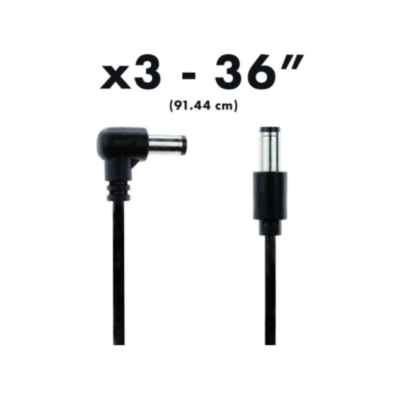WALRUS AUDIO Canvas DC Cables 3 Pack (36inch) | 