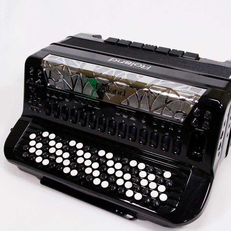 Roland 【夏のボーナスセール】FR-8XB BK (1台限定・展示クリアランス超特価！) ローランド ボタン式 Vアコーディオン 92 ボタン 120ベース ..._1
