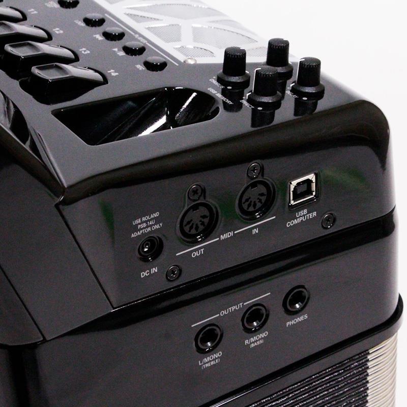 Roland 【夏のボーナスセール】FR-8XB BK (1台限定・展示クリアランス超特価！) ローランド ボタン式 Vアコーディオン 92 ボタン 120ベース ..._4