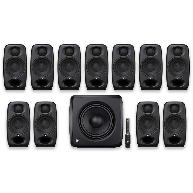IK Multimedia iLoud Micro Monitor Pro + iLoud Sub 7.1.4 Bundle (Black)(iLoud 7.1.4 Immersive Bundles)(イマーシブ制作向け)(アイケーマ... | IK Multimedia