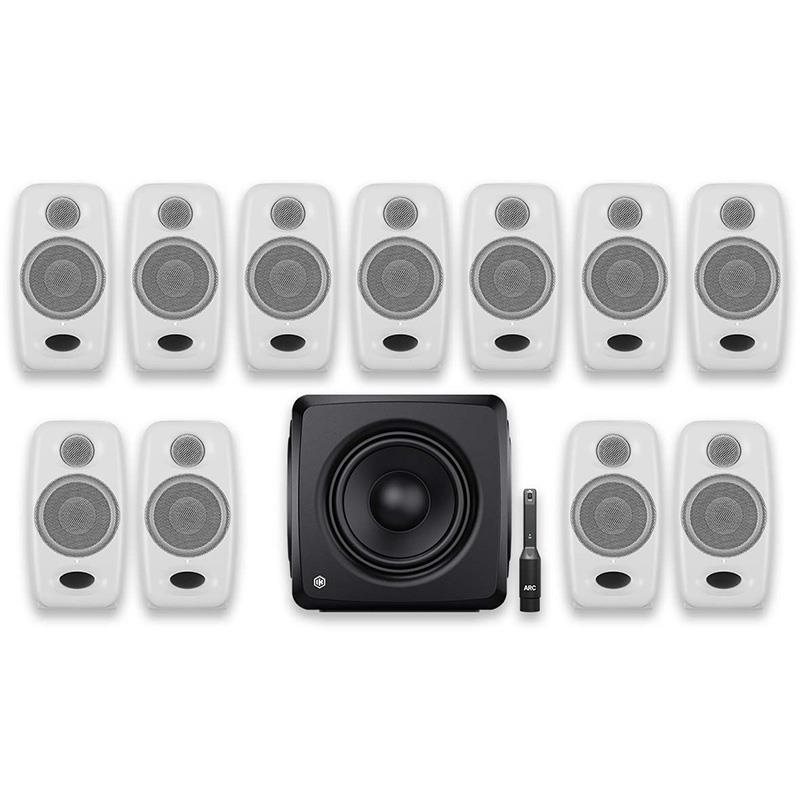IK Multimedia iLoud Micro Monitor Pro + iLoud Sub 7.1.4 Bundle (White)(iLoud 7.1.4 Immersive Bundles)(イマーシブ制作向け)(アイケーマ... | IK Multimedia