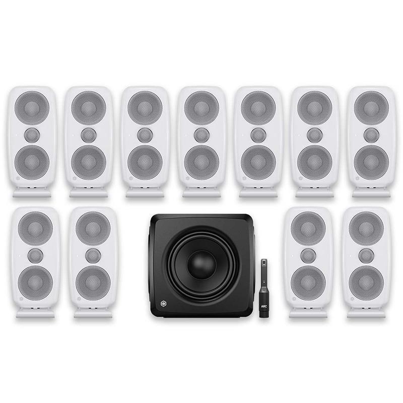 IK Multimedia iLoud MTM MKII + iLoud Sub 7.1.4 Bundle (White)(iLoud 7.1.4 Immersive Bundles)(イマーシブ制作向け)(アイケーマルチメデ... | IK Multimedia