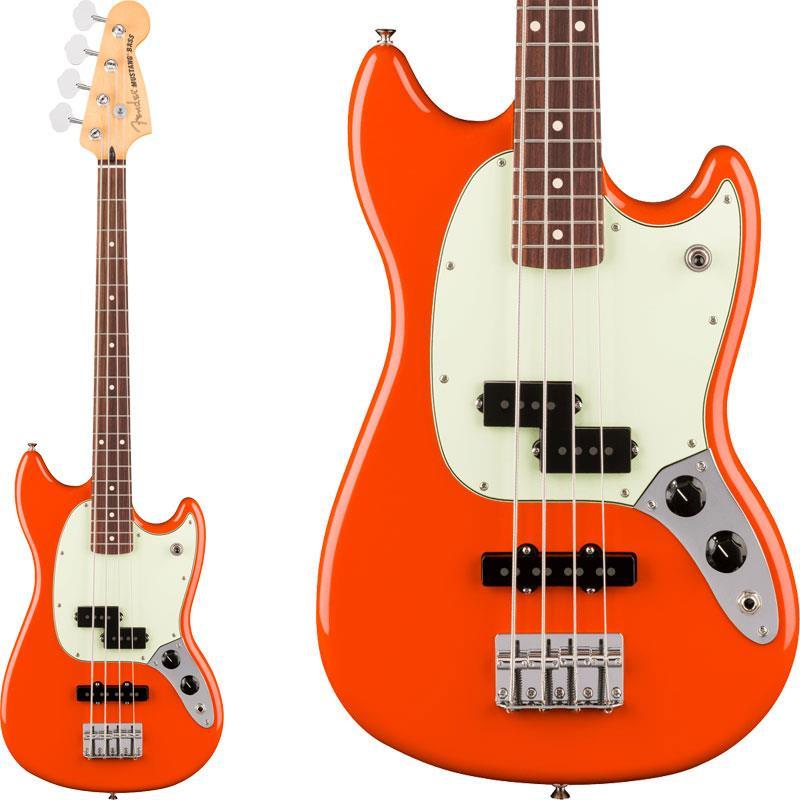 Fender MEX Player II Mustang Bass (Rallye Orange/Rosewood) | Fender