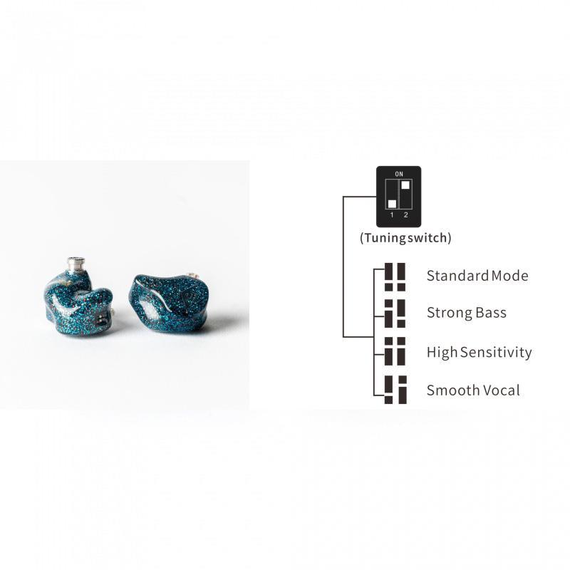 [新品同様] QDC Anole V6-S イアホン　IEM qdc qdc Anole V6-S (イヤモニ)(キューディーシー)(有線イヤホン)(IEM