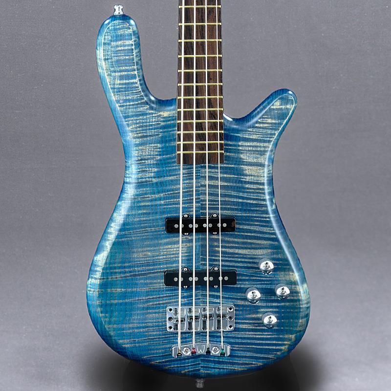 Warwick USED 中古 Custom Shop Streamer LX 4st 2015 LTD (Bleached Ocean Blue Transparent Satin) | Warwick